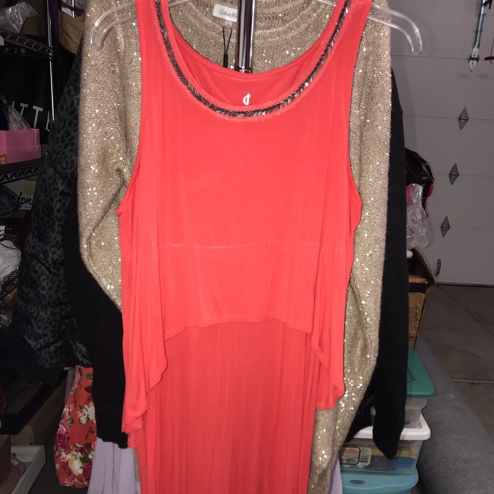 Juicy Couture Coral Mini Dress